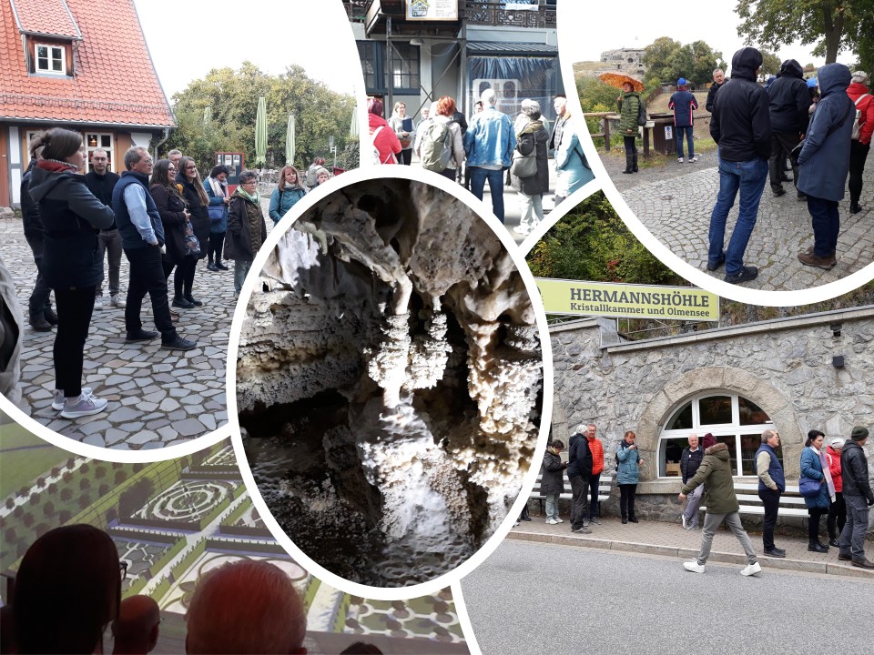 Menschen an verschiedenen Orten